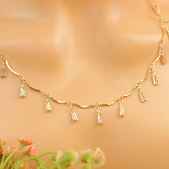 "New Beautiful Design Necklace Chain for Women/Girls, Gift, N810 - Picture 3 of 10